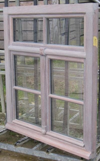 afrormosia houten raam , chassis , venster 114 x 123, Bricolage & Construction, Châssis & Portes coulissantes, Enlèvement ou Envoi