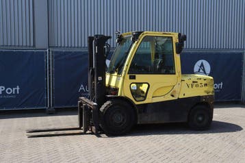 Veiling: Heftruck Hyster H5.0FT Diesel 3250kg 3.4m 2011, Ophalen