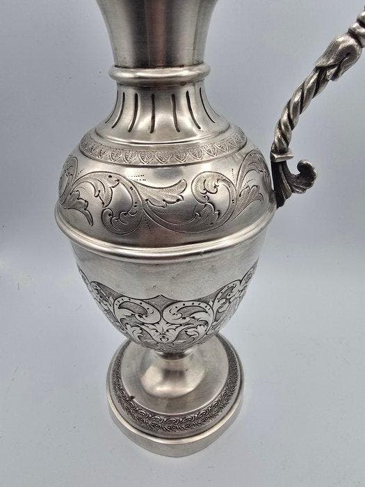 Pichet - Peltro - Cruche en étain, Antiquités & Art, Curiosités & Brocante