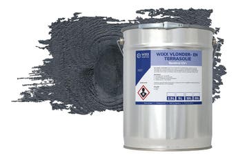 Wixx Vlonder en Terrasolie UV+ Zwart 1L, Doe-het-zelf en Bouw, Verzenden, Nieuw, Zwart