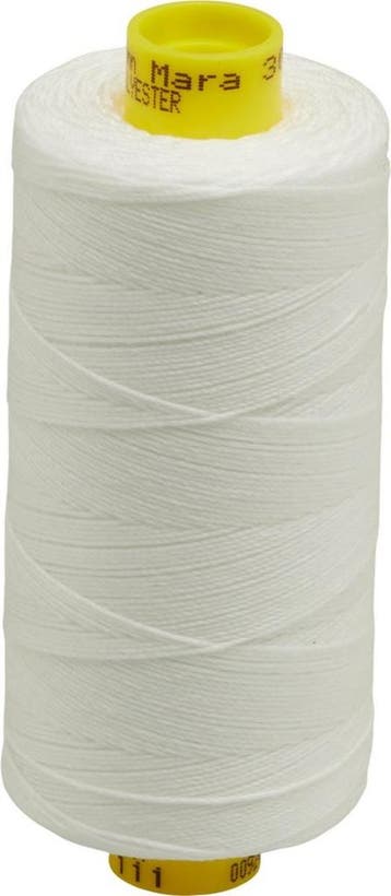 Polyester Zeilgaren Wit NM 110-130, Watersport en Boten, Ophalen of Verzenden, Nieuw