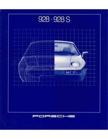 1981 PORSCHE 928 S BROCHURE DUITS, Nieuw