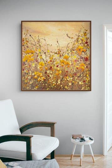 Irina Morisch - Dancing with the wind - square floral