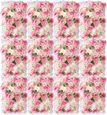 Kunstbloemen paneel roze | Tweede kansje | OP = OP, Huis en Inrichting, Verzenden, Zo goed als nieuw, Binnen