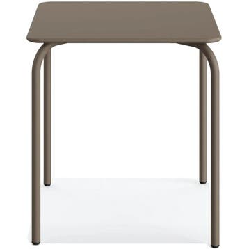 Tafel | OLLY | Staal | Cappuccino | In-/Outdoor |, Verzenden