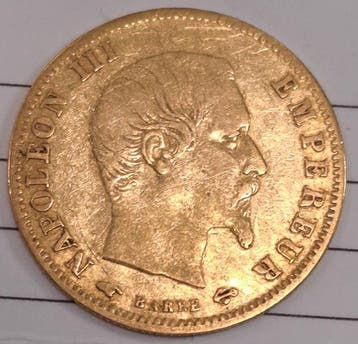 France. Napoléon III. 5 Francs 1856-A, Paris