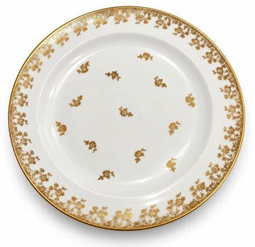 Limoges – Grétin Dijon - 12 grandes assiettes en porcelaine, Antiek en Kunst
