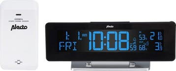 Alecto WS-2500 Wekker met weerstation - Altijd de juiste tij, Verzenden, Nieuw