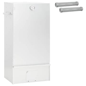 vidaXL Rookoven 3 st 44,5 x 29 x 83 cm Verzinkt staal zilver, Verzenden, Nieuw