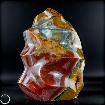 Ocean Achat Flamme – Expressieve natuurkunst met