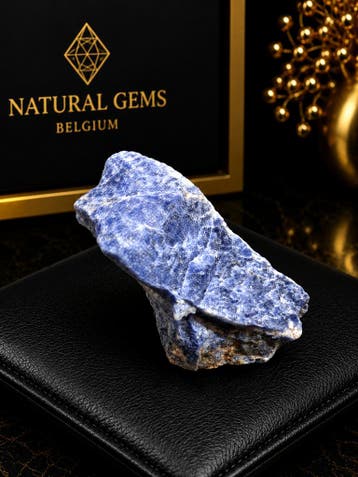 Natural Rough Sodalite Stone – Blue Raw Crystal Specimen – 3, Verzenden