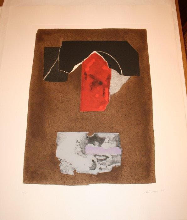 Giuseppe Santomaso (1907-1990) - Senza Titolo, Antiquités & Art, Antiquités | Autres Antiquités