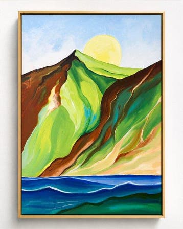 Ella Suárez - Amanecer en la montaña - XL (no reserve)