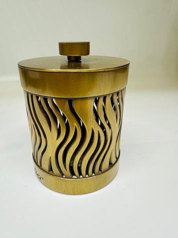 Cartier - Theelichthouder - Verguld messing - Als nieuw,