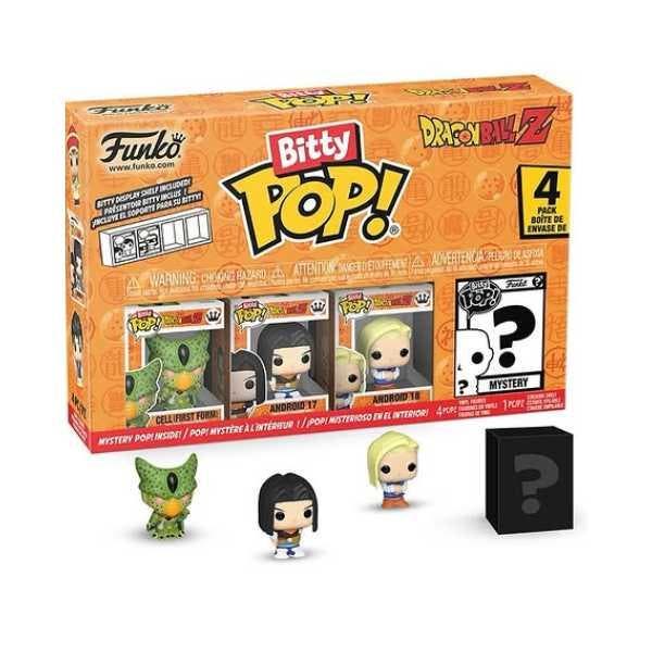 Funko Bitty Pop! DBZ  CellFirst Form, Android 17, Android 18, Collections, Jouets miniatures, Envoi