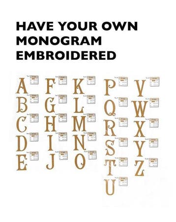 Choose your Letter- New cushion with embroidered Monogram