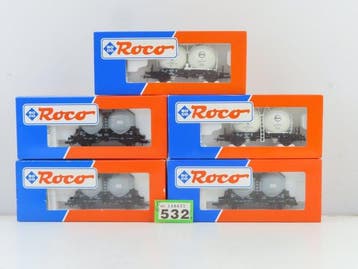 Roco H0 - 46873/46474 - Modeltrein goederenwagon (5) - 5, Nieuw