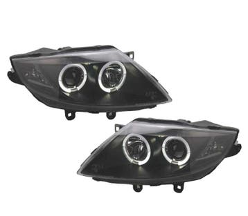 PHARES BMW Z4 E85 03-09 ANGEL EYES FOND NOIR, Verzenden