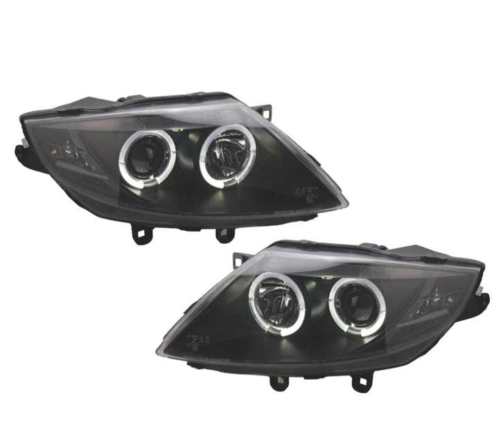 PHARES BMW Z4 E85 03-09 ANGEL EYES FOND NOIR, Autos : Pièces & Accessoires, Éclairage, Envoi