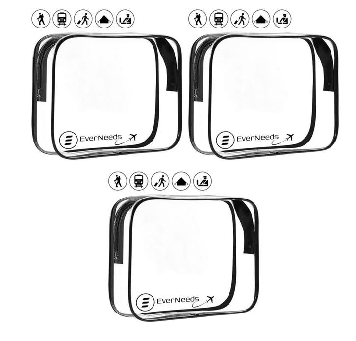 2dekans | EverNeeds Toilettas - Transparant - Dames En Heren, Caravanes & Camping, Accessoires de camping, Enlèvement ou Envoi