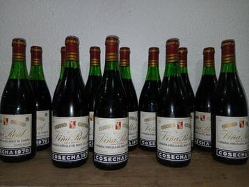 1970 C.V.N.E. Viña Real - Rioja Gran Reserva - 12 Flessen