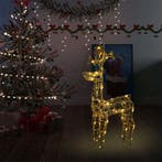 vidaXL Kerstversiering rendier 90 LEDs 60x16x100 cm acryl, Verzenden, Nieuw