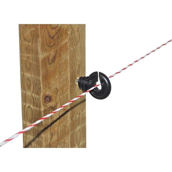 Isolateur annulaire, compact, avc support court, noir -, Tuin en Terras, Tuinhekken en Hekwerk