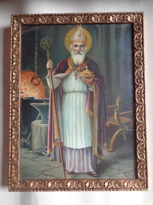 Verzameling van 7 religieuze voorwerpen (7) - Hout, Glas,, Antiek en Kunst, Antiek | Boeken en Manuscripten