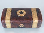 Sieraden/juwelenkist Koffermodel, Gebr. Robeck, Wien. -