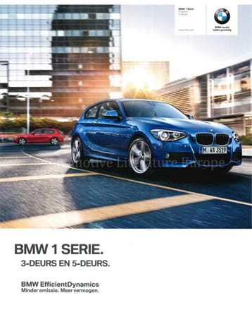 2013 BMW 1 SERIE BROCHURE NEDERLANDS