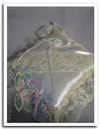 Kussen Trouwringkussen Champagne 20x20 cm