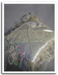Kussen Trouwringkussen Champagne 20x20 cm, Nieuw