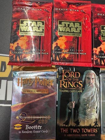 Star Wars, Harry Potter, Lord of the Rings - 15 Booster pack, Collections
