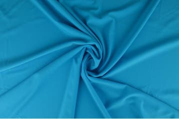 10 meter lycra stof - Aqua blauw, Overige materialen, 120 cm of meer, Verzenden, Blauw