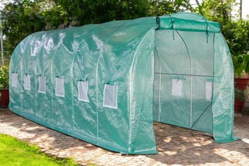 Lendo Online Serre Tunnel avec PE Film 200x600x200 cm 12m², Nieuw