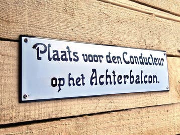 Plaats voor den conducteur op het achterbalkon, Verzamelen, Verzenden, Nieuw