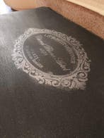 Salontafel - Hout - Voetbank met marmer blad