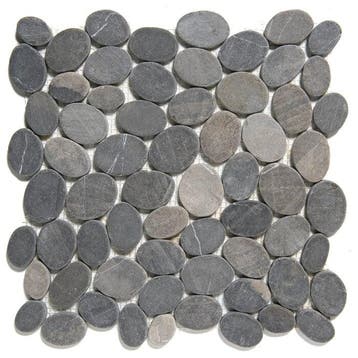 Wand & Vloer Mozaïek Tegels Factory Kiezelsteen Grijs - M.., Nieuw, Ophalen of Verzenden, 20 tot 40 cm, 10 m² of meer