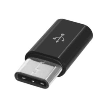 Micro-USB naar USB-C Adapter Converter - High Speed - Zwart, Audio, Tv en Foto, Audiokabels en Televisiekabels, Verzenden, Nieuw
