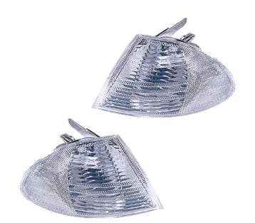 CLIGNOTANTS AVANT BMW E46 BERLINE 98-01 CHROMÉ MAT, Verzenden