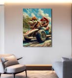 Canvas Fit - Alberto Ricardo - Mario & Bowser en el Límite”, Nieuw
