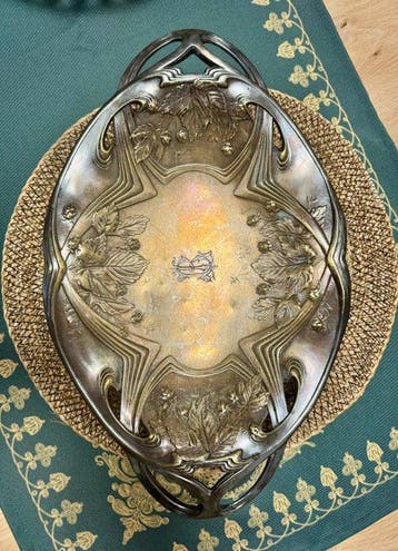 Decoratief dienblad - Frankrijk - Einde 19e eeuw / Begin 20e