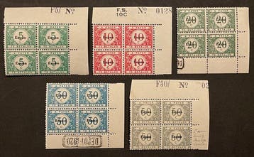 Belgique 1920 - Timbres doccupation surchargés « Eupen » -, Gestempeld