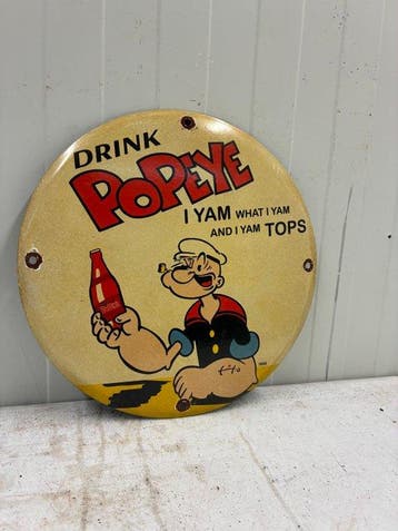 Standard Gasoline - Popeye – “Drink Popeye” – Vintage stijl