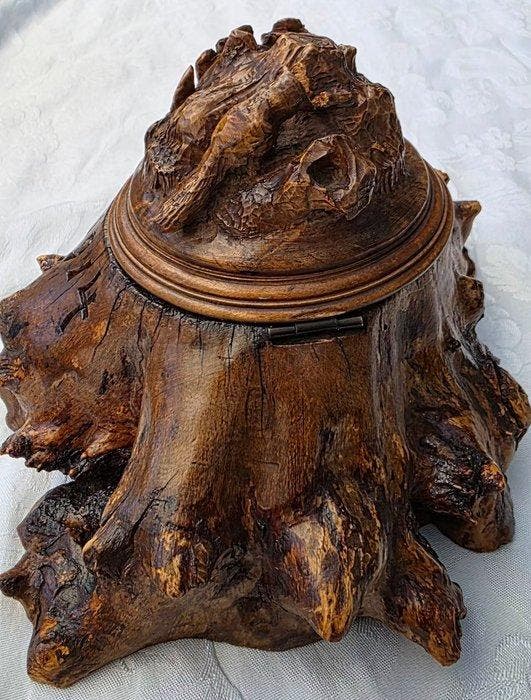 Inktpot - Hout, Antiek en Kunst, Curiosa en Brocante