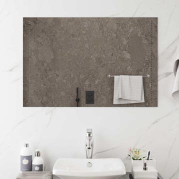 vidaXL LED Badkamerspiegel Doorzichtig 90 x 60 cm gehard, Verzenden