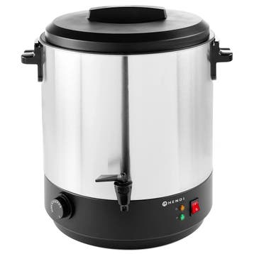 Verwarmde Drankendispenser | RVS/Zwart | 25L | 30°C/110°C |, Verzenden, Nieuw in verpakking