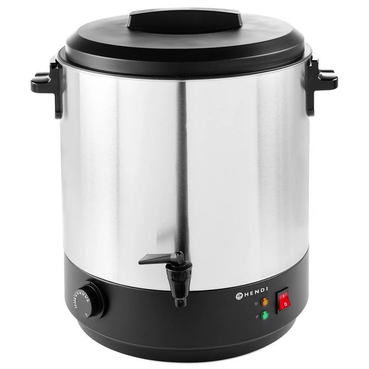 Verwarmde Drankendispenser | RVS/Zwart | 25L | 30°C/110°C |, Zakelijke goederen, Horeca | Keukenapparatuur, Nieuw in verpakking