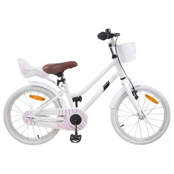 vidaXL Kinderfiets 18 Inch voor 5-7 jaar oud Wit, Fietsen en Brommers, Fietsen | Racefietsen, Verzenden, Nieuw