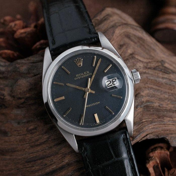 Rolex - Oysterdate Precision Serviced - Zonder, Handtassen en Accessoires, Horloges | Heren